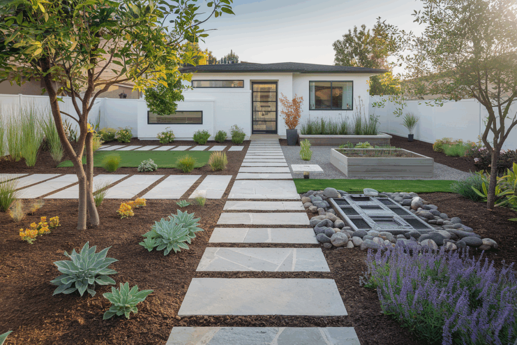 sustainable residential landscape