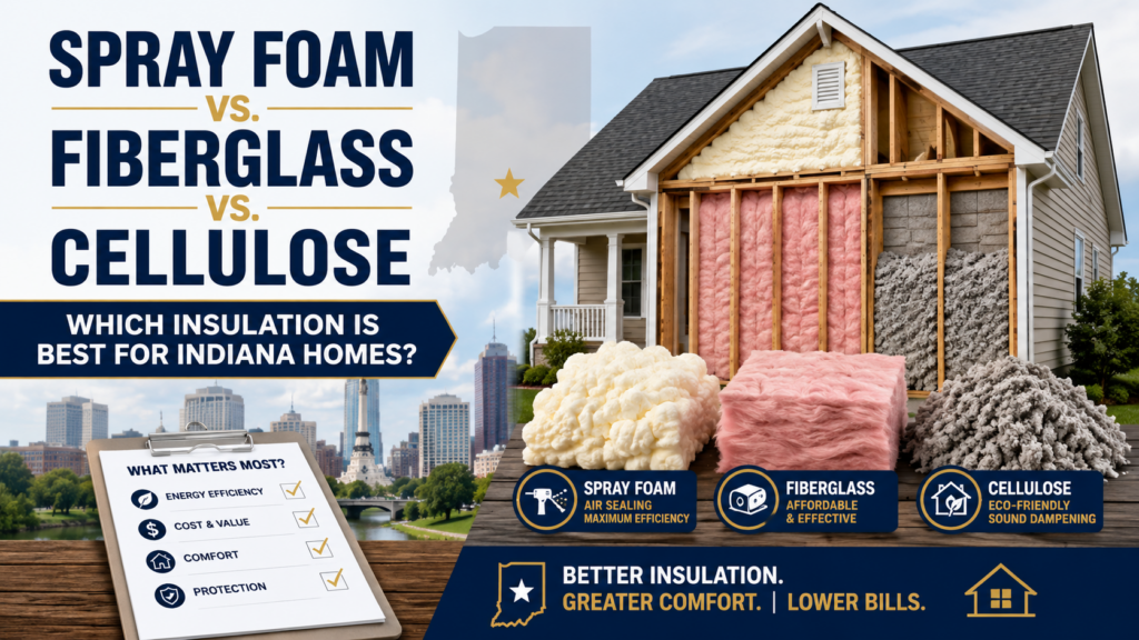 Which insulation is best for Indiana homes