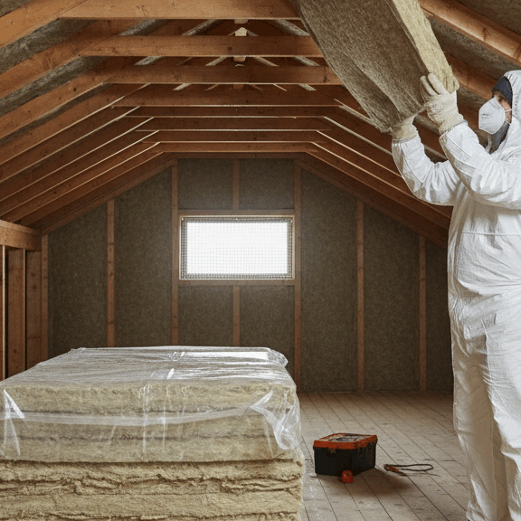 nstalling-thick-fibrous-insulation-panels Attic Insulation Carmel